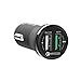 Quick Charge 3.0 Car Charger Dual USB Port For Motorola Moto Z3 Play, G6/G6 Plus,X4,Moto Z2 Play/Force, ,Moto Z Droid/Z Play Droid/Z Force Droid, Moto M, LG Phone V30 V20 G6 G5