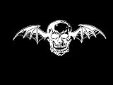 Avenged Sevenfold Logo Decal Sticker, Please Message Us Your Color Choice, H 3.5 By L 9 Inches
