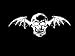 Avenged Sevenfold Logo Decal Sticker, Please Message Us Your Color Choice, H 3.5 By L 9 Inches
