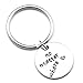 Top Plaza 2 Pcs Set No Matter Where Keychain, Best Friends, Husband and Wife, Sister Gift, Gifts for Him & Her, Valentines Gift