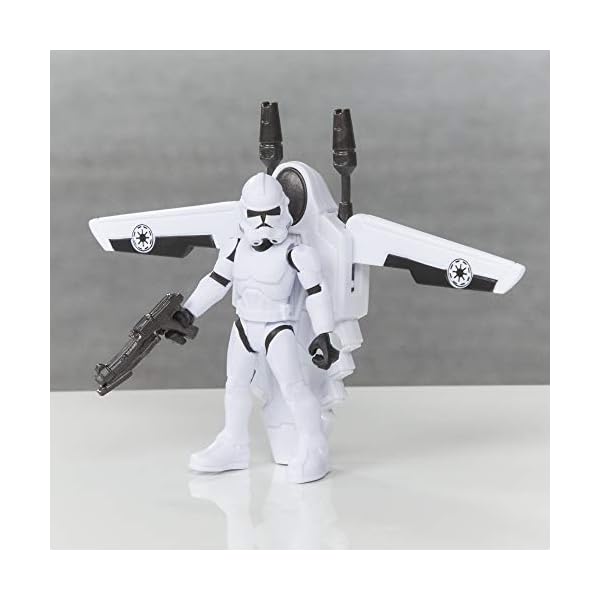 Star Wars Mission Fleet Gear Class Clone Trooper Arena Rescue 2.5-Inch-Scale Figure and Vehicle, Toys for Kids Ages 4…