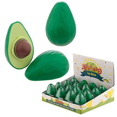 Puckator - Lippenbalsame - Beauty & Mode - Avocado Lippenbalsam in geformter Behälter (pro Stück)