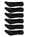 6 Pack No Show Casual Socks for Men,Low Cut Loafer Socks Non Slip Heel
