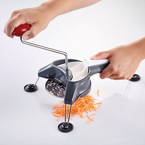 Westmark Germany Heavy Duty Rotary Grater, Three Different Cutting