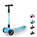 New Olym Kids Scooter，Toddlers 3 Wheel Scooter for Boy and Girls，Big Flashing Wheels Adjustable Scooter with Safety Brake for Little Children Ages 2-12 Years，4 Color Choice