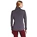 100% Merino Wool - Midweight Womens 1/4 Zip - Midlayer - Charcoal Gray - Medium