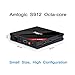 Android 7.1 TV Box Amlogic S912 Octa Core 1000M LAN 3D 4K Smart TV Player [2G DDRIII/ 16G Emmc Flash] with Dual WIFI 2.4GHz/5.8GHz BT 4.1