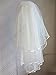 Sunshinesmile 3-tier Wedding Bridal Veil Pearl Veil with Comb