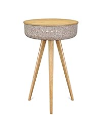 Victrola   Soporte para altavoz Bluetooth (madera de roble)