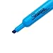 Sharpie Tank Style Highlighters, Chisel Tip, Fluorescent Blue, Box of 12