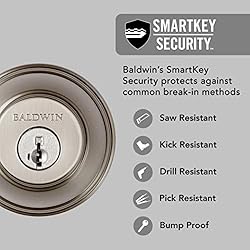 Baldwin Round, Double Cylinder Front Door Deadbolt