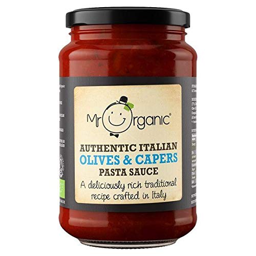 Mr Organic Olives & Capers Authentic Italian Pasta Sauce - 350g (0.77 lbs)