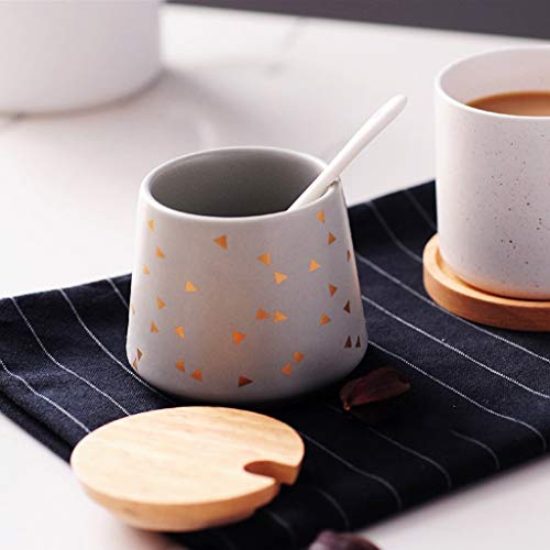 WGGTX Keramik Milchkännchen Zuckerdose Set Haus Coffee House Barista Creamer Pitcher Caffe Werkzeuge – Bild 6