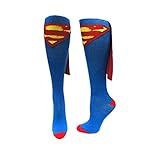 Generic Superman, Batman and Wonder Woman Cape Socks