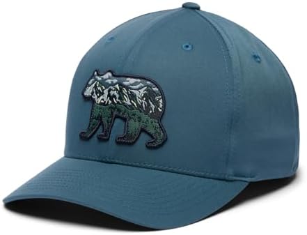 ユウ Columbia Unisex Tree Flag Mesh Snap Back, Everblue, One Size at