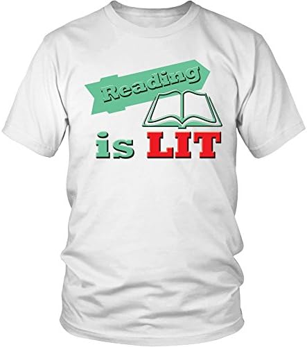 Reading Is Lit Shirt - Funny Popular Book Tee