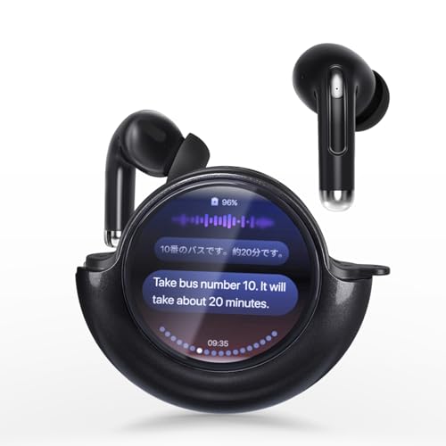 TransAI G1 Real-Time Translation Earbuds, Phone Call Translator Video Call Translation Device 2-Way Translation Headphone  in 150+ Languages & Accents for Travel, Business & Learning