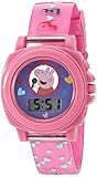 Peppa Pig Girl's Quartz Plastic Watch, Color:Pink (Model: PPG6000)