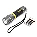 STANLEY Handheld Flashlight with Lanyard, 3 Modes Ultra Bright LED Torch Aluminum-crafted Waterproof IPX4, 8H Working Time, 3AAA Alkaline Battery Included
