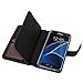 Galaxy S7 Edge Case, S7 Edge Case, TabPow 9 Card Slot Series - Wallet Folio PU Leather Case Cover with Detachable Magnetic Hard Case for Samsung Galaxy S7 Edge, Black