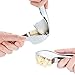 Vilapur Garlic Press (VP-02-002), Stainless Steel Garlic Mincer Chopper in Zinc Alloy Easy Clean and Easy Press Kitchen Aid