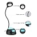 DreamSky Small Alarm Clock with Desk Lamp, 7 Colors Changing Mood Light, USB Port for Cellphone Charging, Snooze, Outlet Powered with DC Adapter Included, Batery Backup.