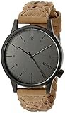 KOMONO Unisex KOM-W2031 Winston Woven Series Analog Display Japanese Quartz Brown Watch