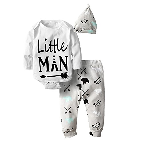 Big elephant baby boys  3 piece graphic long sleeve pants clothin…