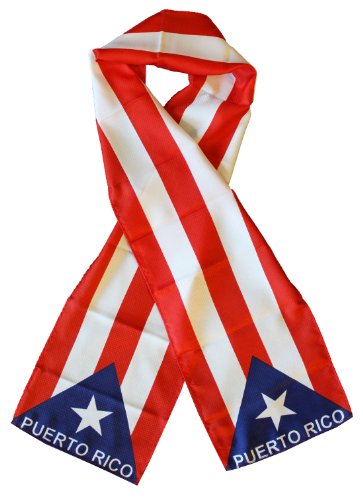 Puerto Rico - 8" x 60" Lightweight Flag Scarf