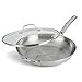 Calphalon Classic Stainless Steel Cookware, Fry Pan, 12-inch with Lid