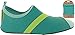 FitKicks Shoes with FitWrist Wallet (Turquoise/Green)