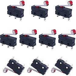 Taiss 10pcs Momentary Micro Limit Switch with