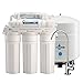 AquaLutio, Premium 5-Stage Reverse Osmosis Filtration Home System For Clean And Healthy Drinking Water Filter System 75 GPD, RO Water Filter System Under Sink & Designer Faucet - Easy Instructions