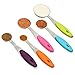 ANPHSIN 10 Pieces Stainless Steel Measuring Cups and Spoons Set with Silicone Handle Grip Perfect for Baking Accessories