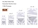 Clear Poly Bag Combo Set, 400 Total Poly Bags, Self Sealing with Suffocation Warning,100 Per Size, 1.5ml Thickness