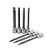 ABN 3/8” Inch Drive Long Ball Head SAE Standard Allen Wrench Set Hex Bit Deep Impact Socket 7-Piece Set 1/8” to 3/8”