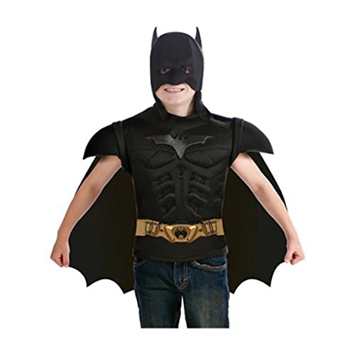 Batman The Dark Knight Rises Muscle Chest Costume Shirt with Cape and Mask