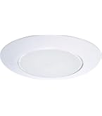 HALO 78P 6-Inch Eyeball Light Trim In White - 30 Degree Tilt For Recessed Lighting