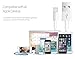 Cabbrix 6 Pack 3 Feet Lightning to USB Cable Apple Charger for iPhone/iPad/iPod - White