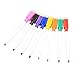 Magnetic Refrigerator Whiteboard,Weekly Menu, Meal Planner, Grocery Shopping List, Dry Erase Board, For Kitchen Fridge with 8 color Magnetic Markers (16inchx12inch, Vertical FLAT PACK)