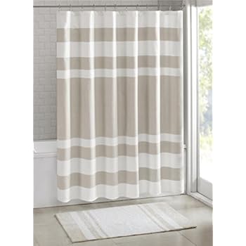 Durable Modeling Tommy Hilfiger Cotton Shower Curtain Wide Stripes