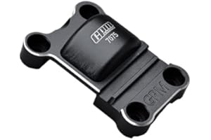 Levigo Couvercle de diff supérieur et arrière en alliage d'aluminium RC pour TRAXXAS-1/5 X-MAXX 6S/8S MONSTER TRUCK, pièces d