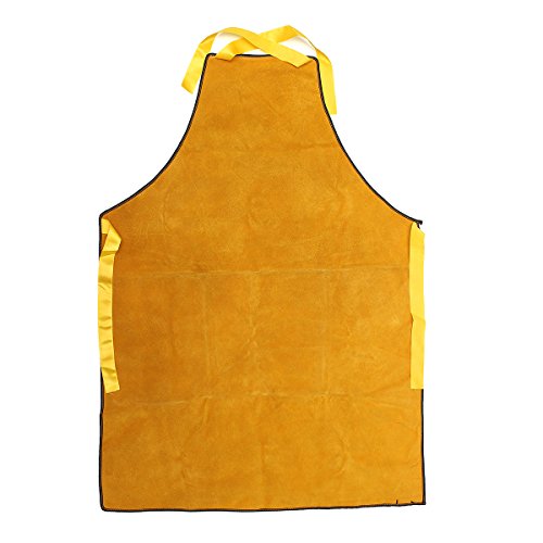 GGGarden Welding Apron Protective Clothing Thermal Protection Workwear Leather 100X70CM - #3