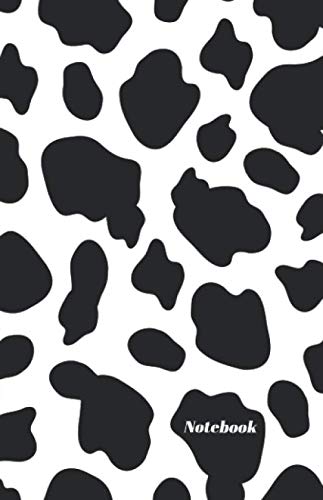 Notebook: Cow Print - Composition Notebooke Wide lined notebook for school, home school college or just for yourself