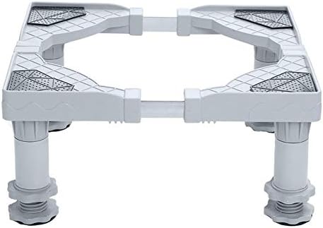 waysad Refrigerator Base Stainless Steel Refrigerator Washing Machine Base Bracket Multi-function Removable Adjustable Base for Refrigerator Washing Machine