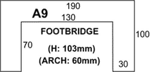 Superquick Covered Footbridge - 1/72 OO/HO - Card Model Kit - Image 3