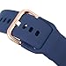 GinCoband Galaxy Active 2 Watch Band/Galaxy Watch 3 41mm/Galaxy Watch 4 Band 40mm 44mm/Galaxy Watch 6/5 40mm 44mm/Watch 6 Classic/Watch 4 Classic, 20mm Quick Release Watch Band with Rose Gold Buckle