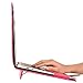 MOSISO MacBook Air 13 inch Case, Premium PU Leather Book Folio Protective Stand Cover Sleeve Compatible with MacBook Air 13 inch A1466 / A1369 (Older Version Release 2010-2017), Rose Red