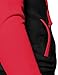 H2H Mens Slim Fit Hoodie Cotton Varsity Baseball Bomber Hooded BlackRed US M/Asia L (CMOJA099)
