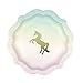 Talking Tables Pack of 12 Unicorn Party Paper Plates Super Cute and Adorable Birthdays, baby, bridal shower, Wedding decorations, Gold And Pastel colors
